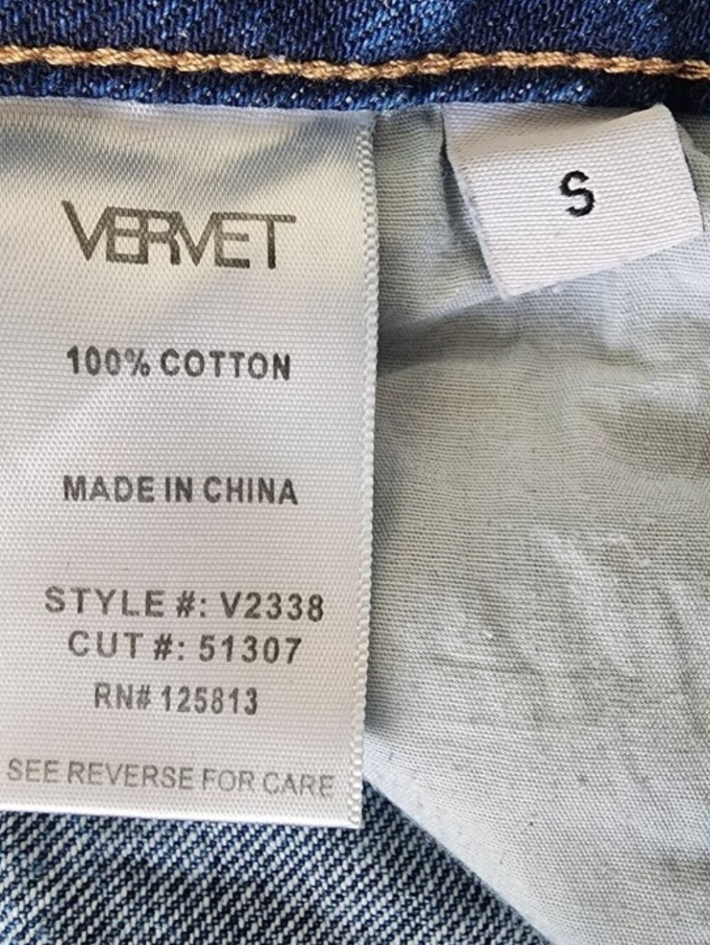 Vervet Juliette High Rise Distressed Denim Shorts Small V2338 Boho Festival EUC - Picture 4 of 9